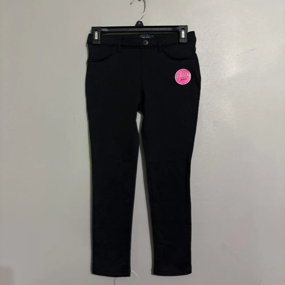 The Children's Place Girls Black Stretch Size 8 School ‎ Uniform New 2 Pair